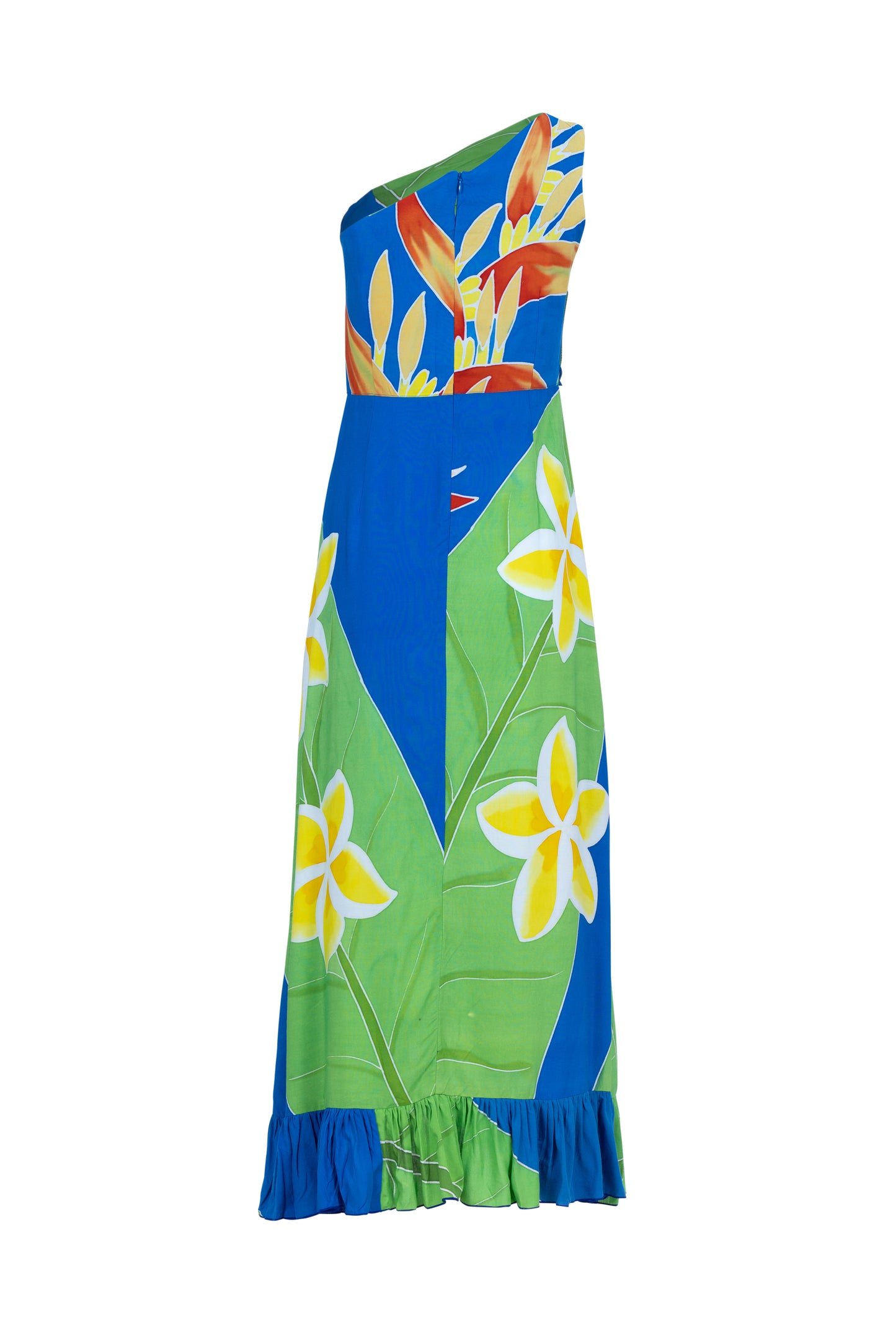Blue Aloha Dress Sarong