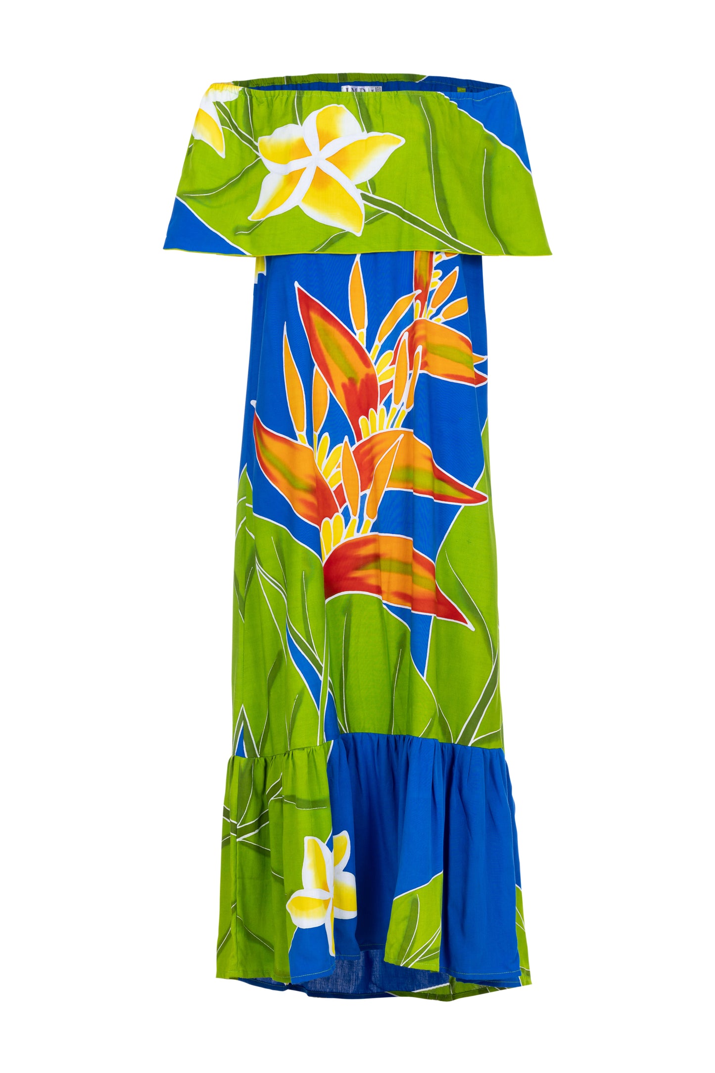 Blue Aloha Sarong Dress #2